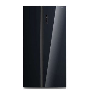 MDRS710FGF22-MIDEA-SBS-REFRIGERATOR-510L-FRONT-BLACK-GLASS-FINISH-ibuy.mu